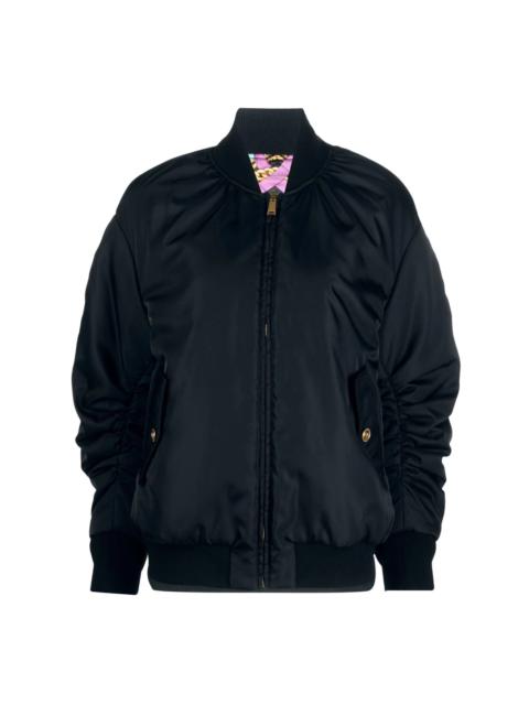 VERSACE I Ventagli-print  reversible puffer jacket