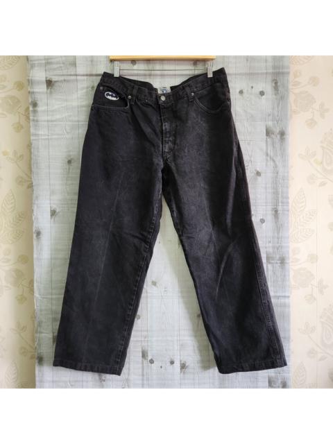 Other Designers Vintage - Iceberg X Batman Baggy Denim Black Jeans Made In Italy