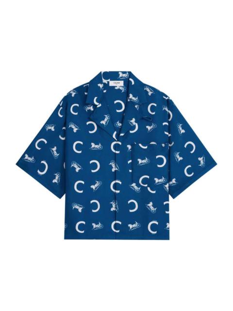CELINE Celine Men Scout Silk Twill Shirt