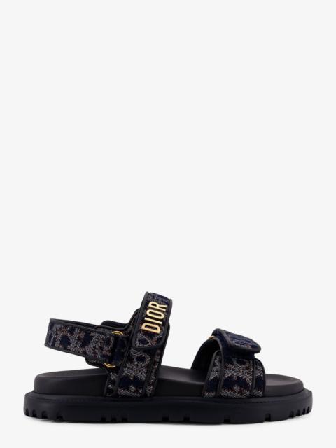 Dior Dior Women Dior Oblique Denim Dioract Sandals
