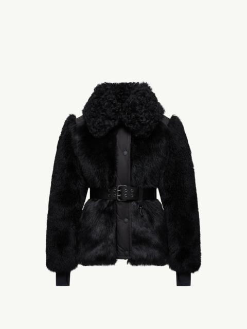 Moncler Grenoble Valdivian Shearling Short Down Jacket