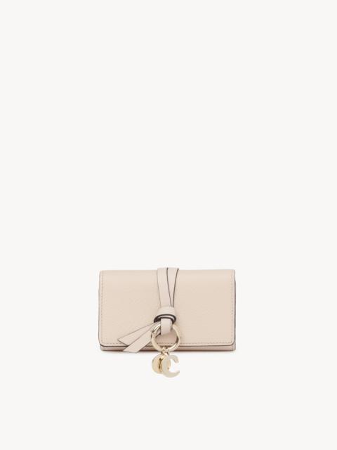 Chloé ALPHABET KEY CASE IN GRAINED LEATHER