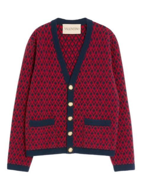 Valentino Valentino Garavani Men `Toute La V` Cardigan