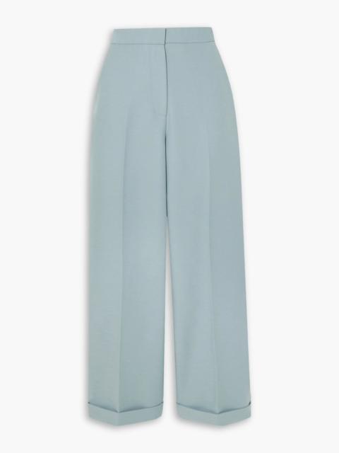 Other Designers Nico pleated cotton wide-leg pants