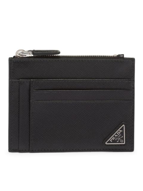 Prada Prada Men Saffiano Leather Card Holder