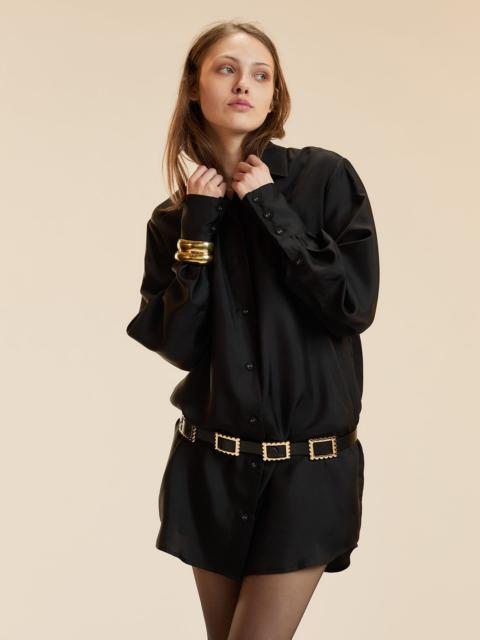 CYNTHIA ROWLEY Collectible Silk Shirt Dress