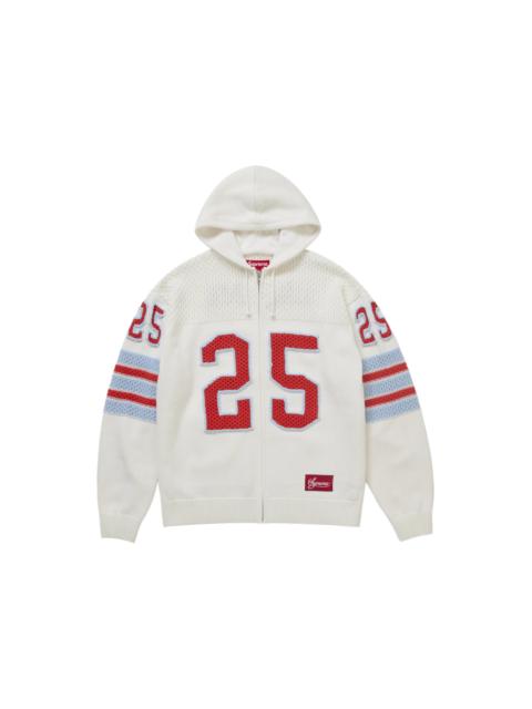 Supreme Supreme Sport Zip Up Hooded Sweater (FW25) White