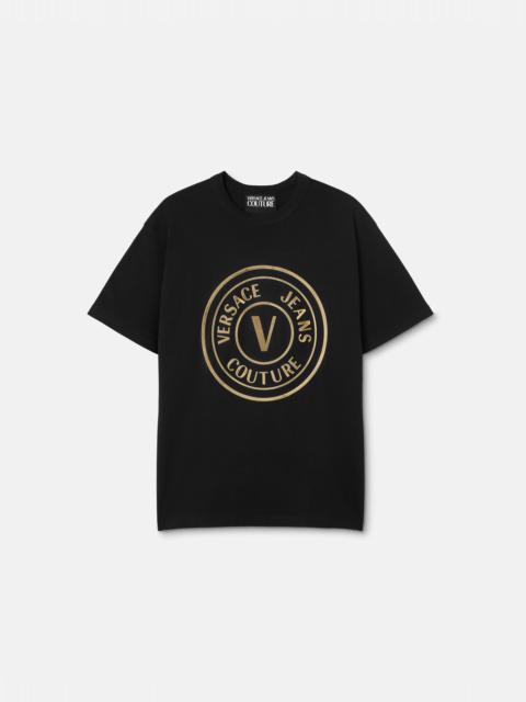 VERSACE JEANS COUTURE Printed Cotton-Jersey T-Shirt
