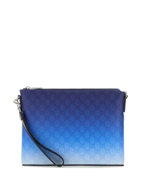 GUCCI Gucci Men Pouch Gg Icon Mix.Col/Lion Tr/