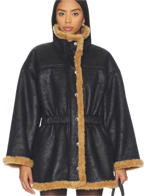 SIMONMILLER Yara Faux Shearling Jacket