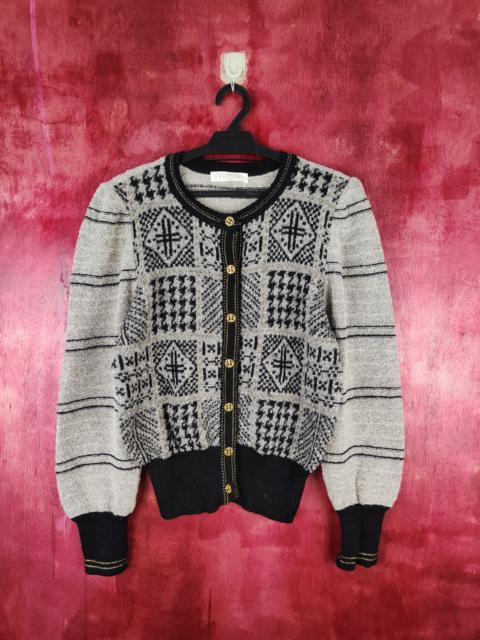 Other Designers Japanese Brand - Sure Lady Gray/Black Knitwear Cardigan
