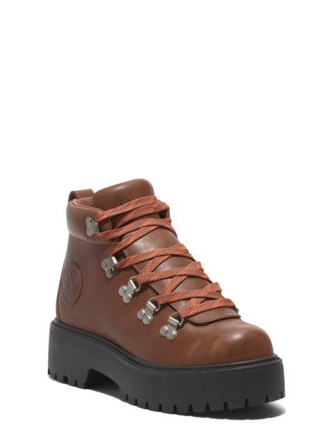 Timberland Timberland Stone Street Platform Boot in Rust Full Grain at Nordstrom