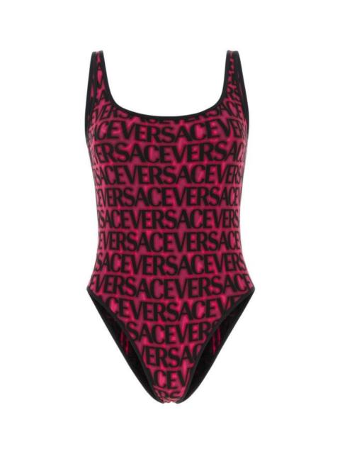 VERSACE Printed Stretch Nylon Swimsuit