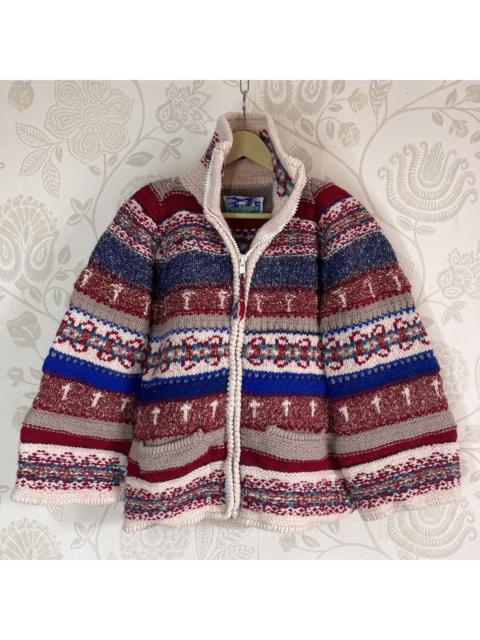 Vintage - Handmade Navajo Frantic Sweater Wool Made In Equador