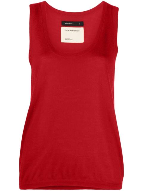 FRENCKENBERGER sleeveless cashmere knitted top