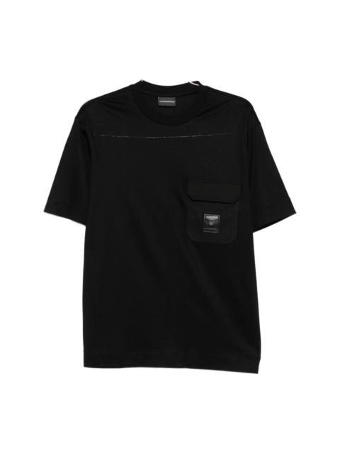 EMPORIO ARMANI Cotton blend t-shirt