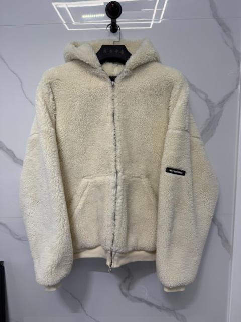 BALENCIAGA Balenciaga Beige Fleece Jacket