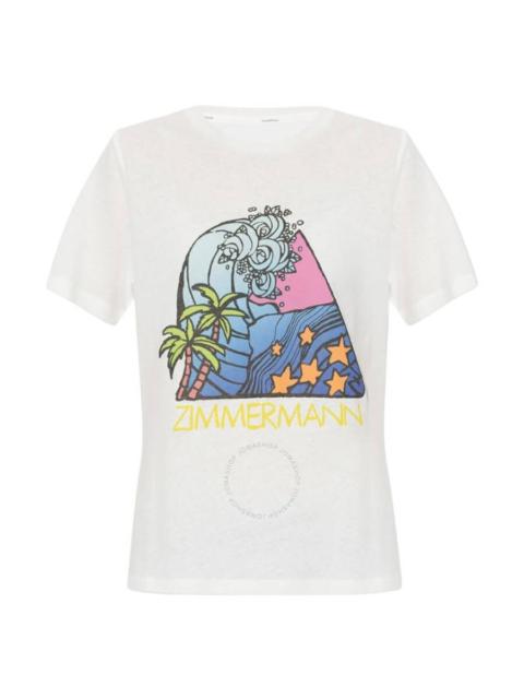 Zimmermann Zimmermann Tiggy Printed Short-Sleeve T-Shirt