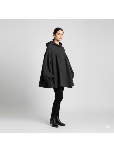 Other Designers Zucca Issey Miyake Snap Button Wool Hoodie