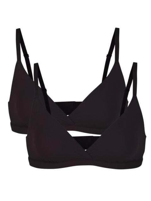 SKIMS Skims Stretch-jersey Crossover Bralette