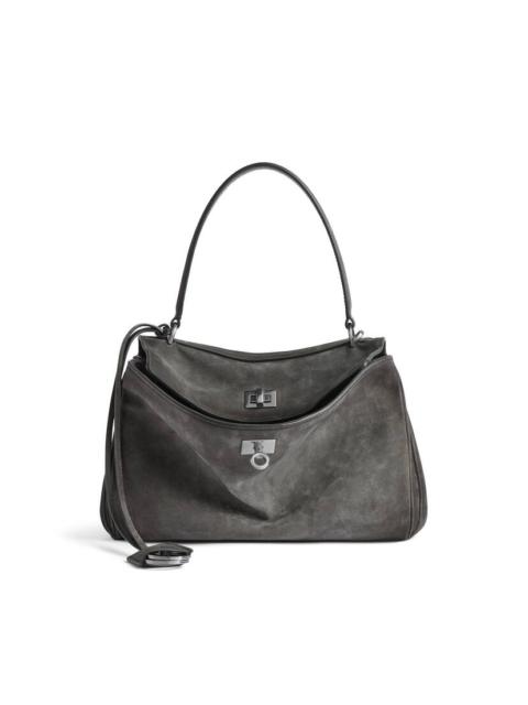 BALENCIAGA Women's Rodeo Handbag Small in Storm Grey