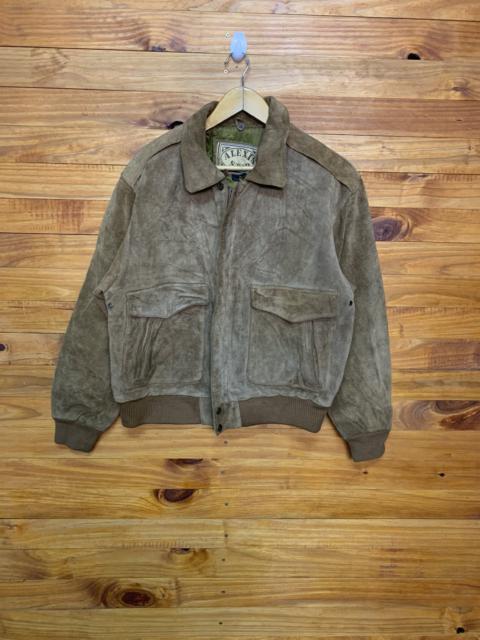 Other Designers Leather Jacket - Vintage Alexis Star Suede Leather Type B1