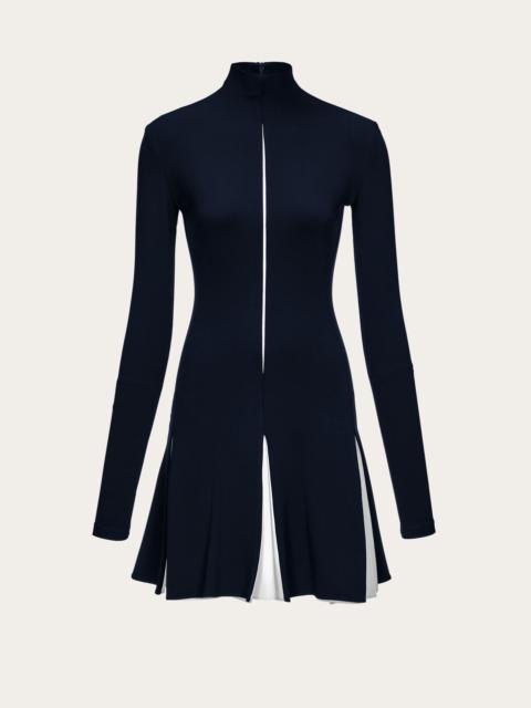 FERRAGAMO Dress with contrasting inserts