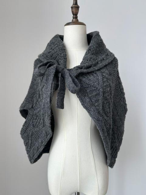 Comme Des Garçons Comme Des Garcons Top Wool Cape Coat