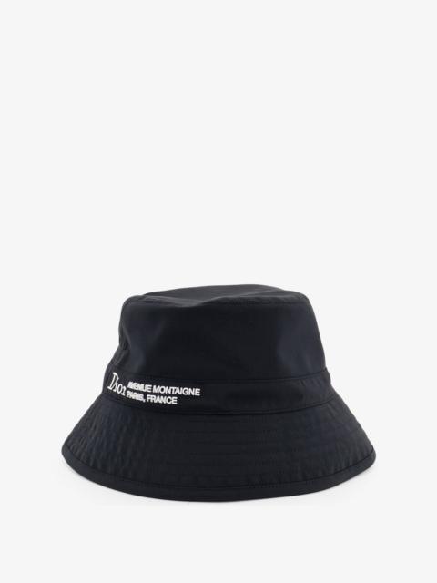 Dior Dior Dior Montaigne Cloche Hat In Technical Fabric