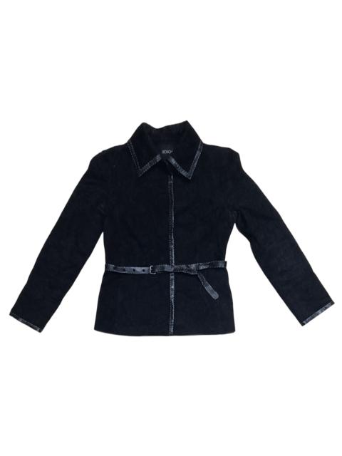 Other Designers Genuine Leather - BOSCH ROCK STYLE SUEDE LEATHER JACKET