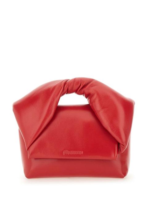 JW Anderson SMALL LEATHER "TWISTER" BAG