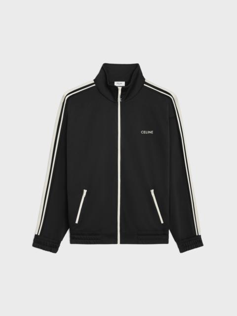 CELINE TRACKSUIT JACKET IN DOUBLE FACE JERSEY