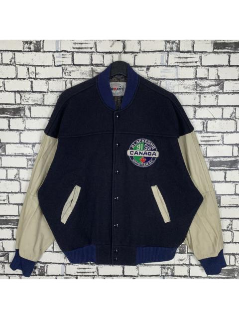 Other Designers Designer - 90s Ski Wolrd Cup Blackcomb Whistler Varsity Jacket