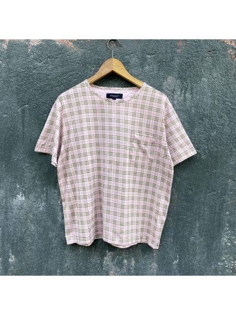 Other Designers Vintage Burberry London Nova Check Pocket Tee