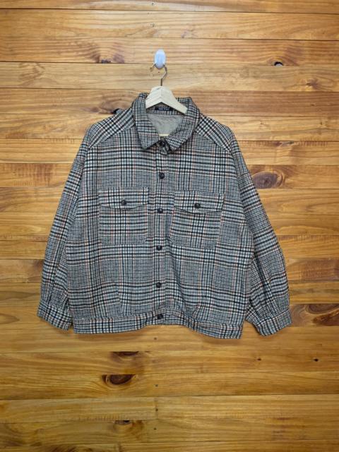 Other Designers Japanese Brand - One Way Houndstooth Wool Jacket