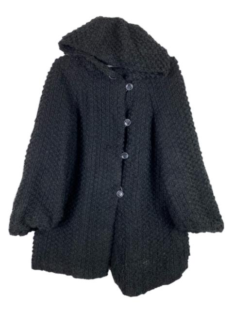 Other Designers Issey Miyake - Tsumori Chisato SherpaFleece Long Jacket With Hoodies black