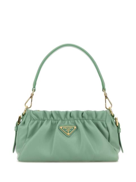 Prada Prada Women Mint Green Nappa Leather Handbag