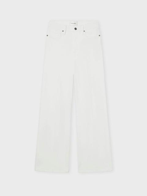 FRAME Jeans Le Slim Palazzo White