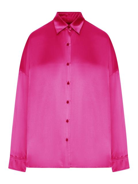 Dries Van Noten SATIN-EFFECT SILK SHIRT