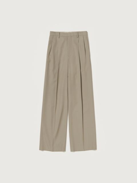 AURALEE LIGHT WOOL MAX GABARDINE TWO-TUCK SLACKS