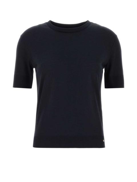 Herno Herno Women Midnight Blue Lyocell Blend T-Shirt