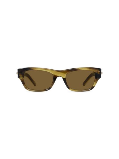 Givenchy One Square-Frame Acetate Sunglasses brown