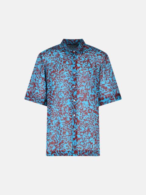 Dries Van Noten 'CASSIDYE' LIGHT BLUE VISCOSE SHIRT