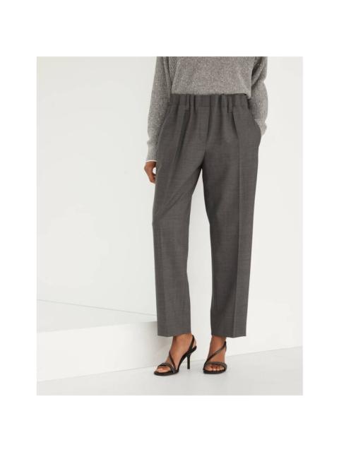 Brunello Cucinelli Brunello Cucinelli Wogrey Wool Relaxed Trousers