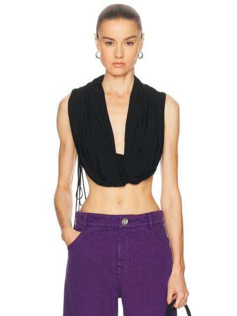 CHRISTOPHER ESBER Interlock Jersey Drape Top