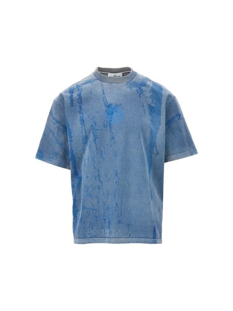 Stone Island Stone Island Laser Colour Garment Dyed T-shirt Blue