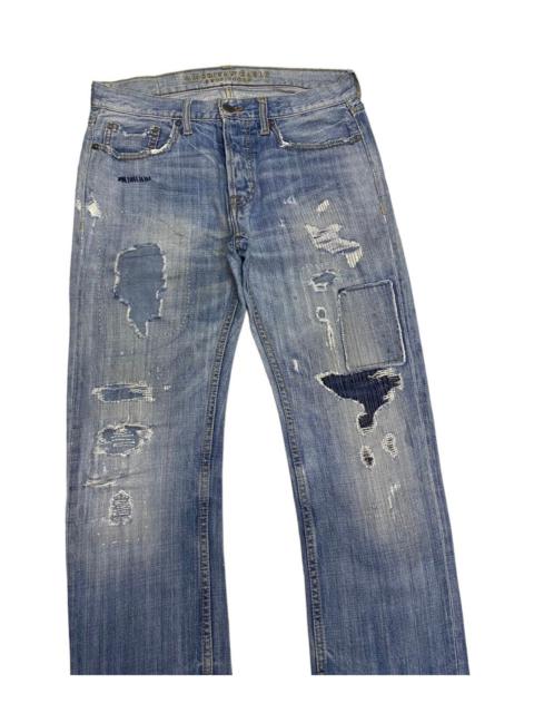 If Six Was Nine - 🔥SASHIKO BORO PATCHWORK DENIM DISTRESSED BY AMERICAN EAGLE