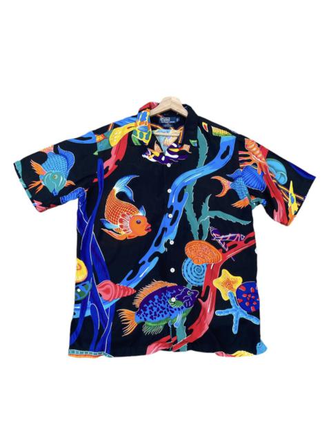 Other Designers Polo Ralph Lauren - 🔥 Street Style 🔥 Polo Ralph Lauren Button Up Rayon Shirt