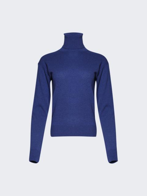 SAINT LAURENT Turtleneck Sweater Bleu Roi