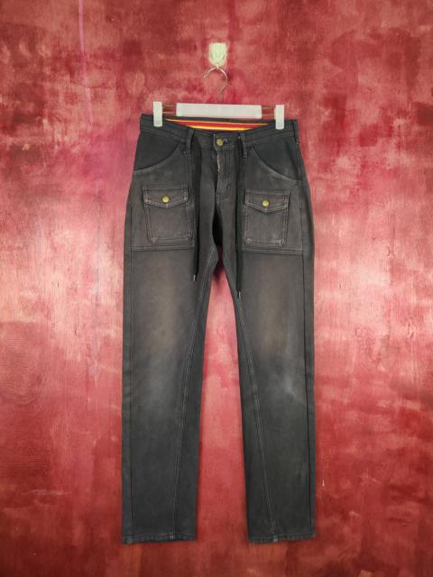 Other Designers Lee - Lee Union Made Black Faded Multi Pocket Bush Pants #S621